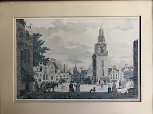 Willem Writs - Vue de la Tour de Jean Roon à Amsterdam du Cote du Cingle kopen? Bied vanaf 1!