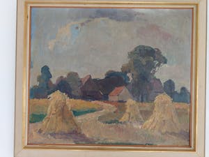 Jan Kagie (jr.) - Landschap Drenthe met Boerderij kopen? Bied vanaf 300!