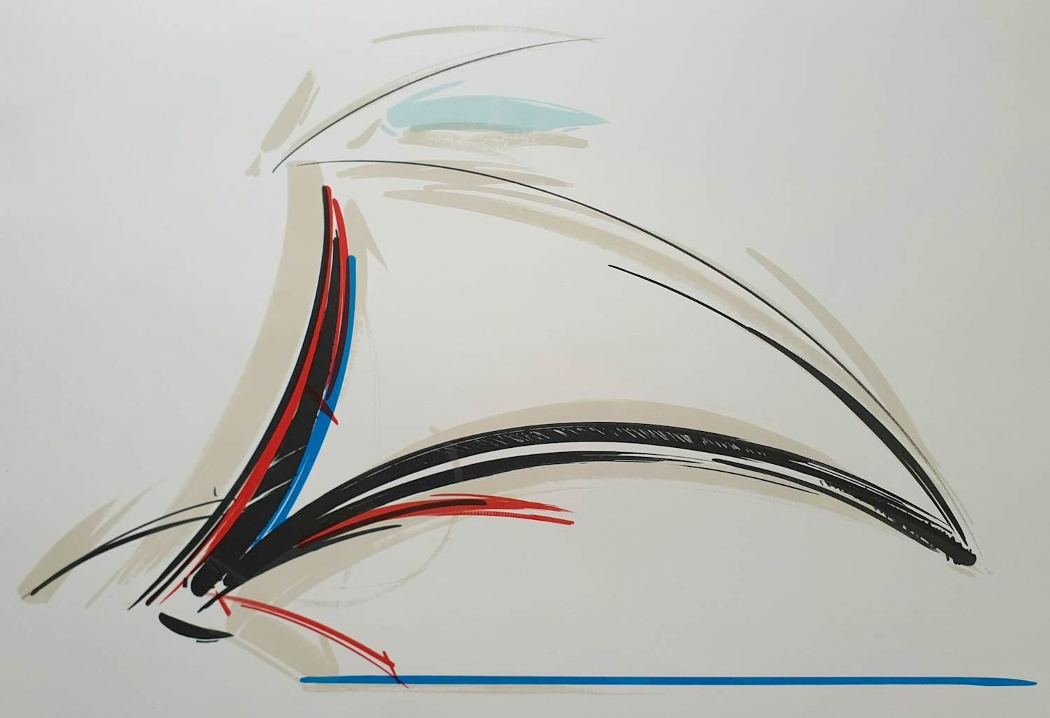 Peter van Drumpt - Zonder titel verkocht voor € 40!