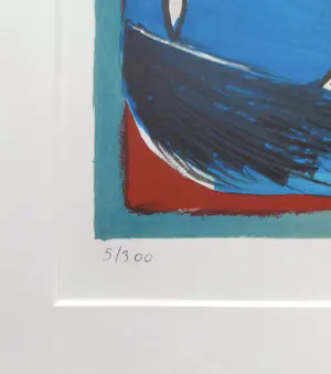 Corneille - La venue du grand oiseau, zeefdruk (mooi ingelijst) kopen? Bied vanaf 325!