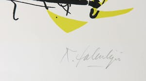 Kees Salentijn - Zeefdruk, Hommage aan Van Gogh kopen? Bied vanaf 1!