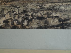 Wim Steijn - Tekening pastelkrijt , “Landschap” – gesigneerd & ingelijst – ca 1970 kopen? Bied vanaf 40!