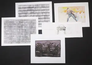 Jan Naezer - en andere! - Lot van 10 werken op papier (grafiek én originele werken!) kopen? Bied vanaf 1!