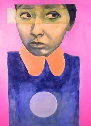 Jan Bollaert - Acryl op doek, China Girl (Groot) verkocht voor € 80!