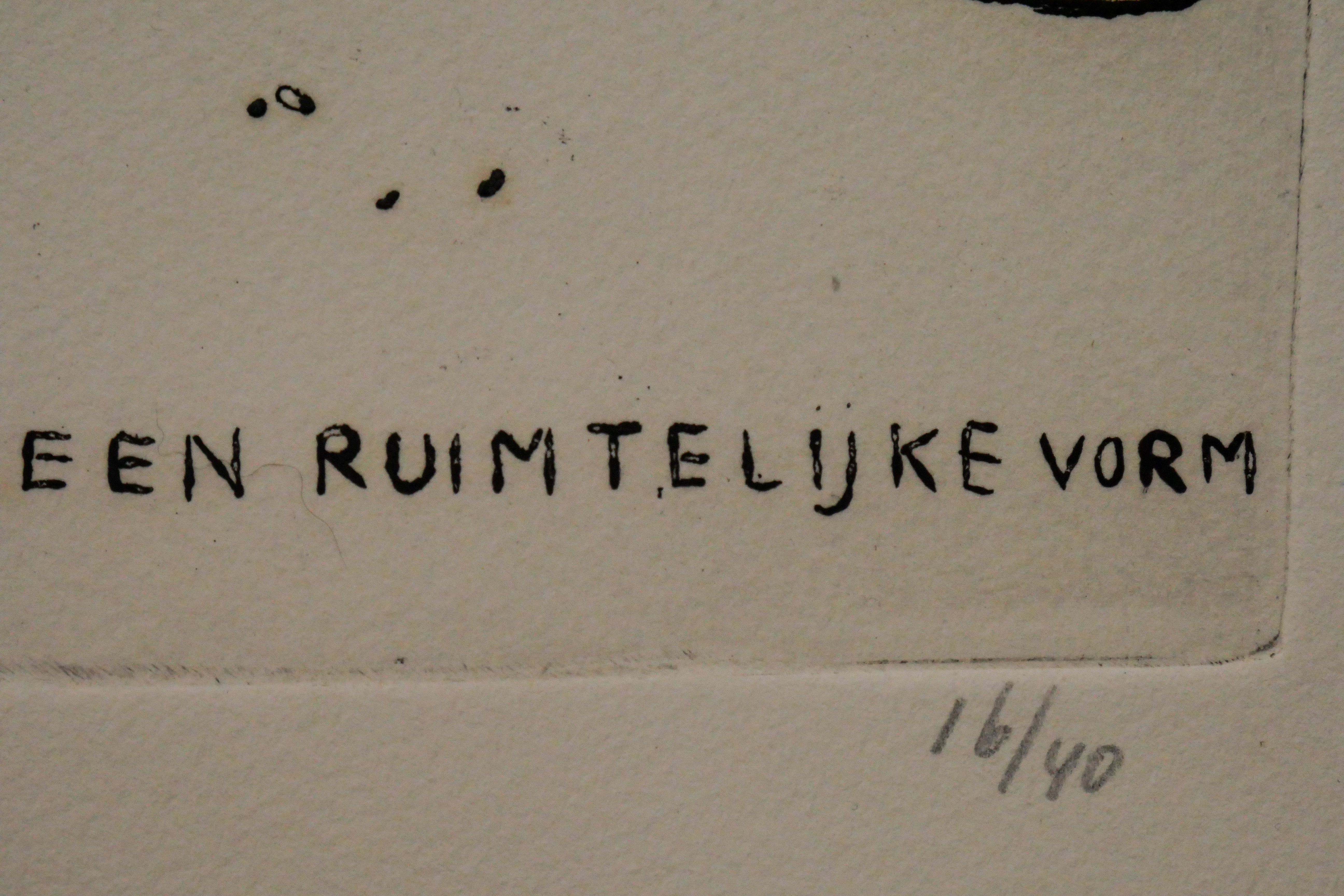 Pieter Holstein - La sculpture of het bedrog van een ruimtelijke vorm kopen? Bied vanaf 1!