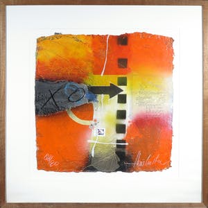 Theo Koster - Gemengde techniek, Zonder titel 5 - Ingelijst kopen? Bied vanaf 35!