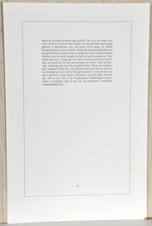 Jan Schoonhoven - 1 zeefdruk "Vorm" + de originele verzamelmap met teksten kopen? Bied vanaf 250!