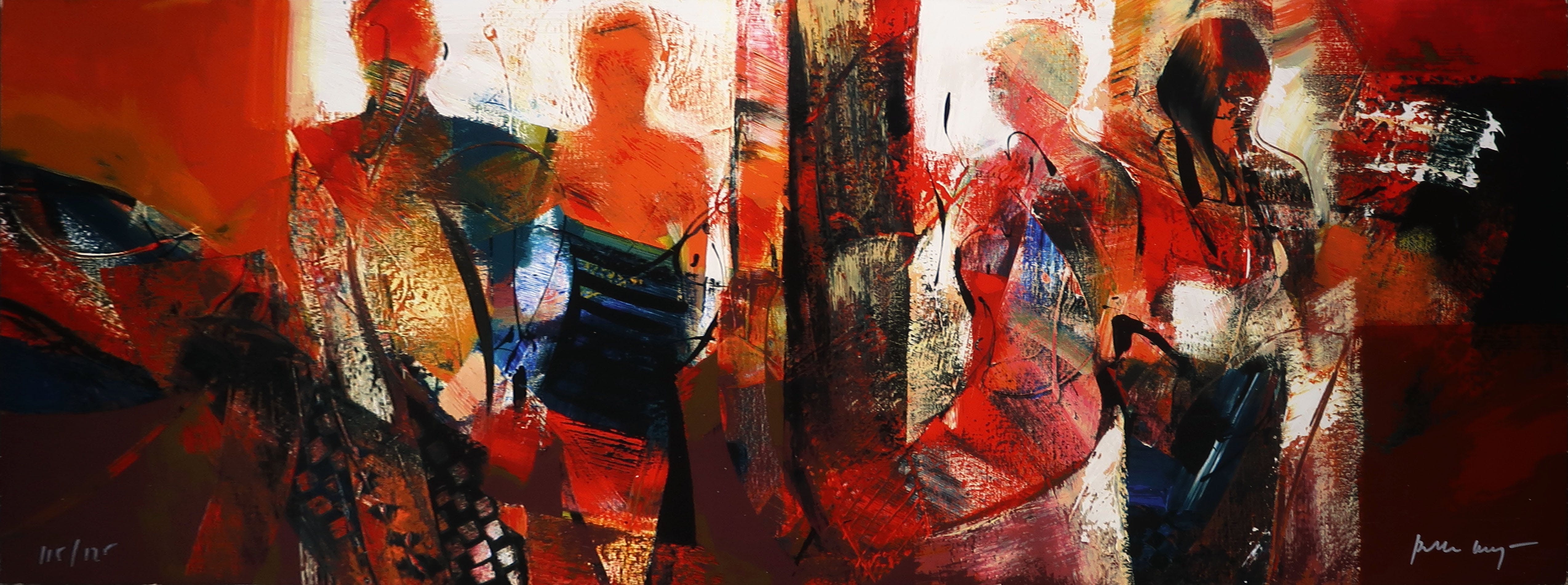 Peter Meijer - Zeefdruk op board, Zucht naar het verleden (Groot) verkocht voor € 50!