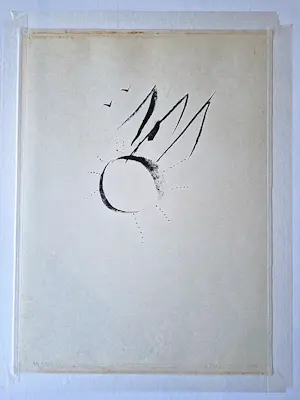 Marc Chagall - originele - Mourlot Frères - 1956 kleuren litho "Jobs vertwijfeling" kopen? Bied vanaf 256!