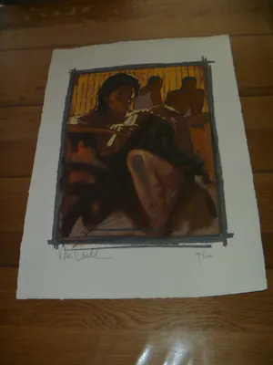 Nico Vrielink - fraaie zeefdruk op dik papier , genummerd 194 / 200 kopen? Bied vanaf 30!