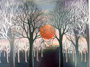 Ilona Schmit - Ondergaande zon in het bos kopen? Bied vanaf 69!