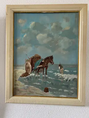 Niet of onleesbaar gesigneerd - schelpenvisser kopen? Bied vanaf 1!