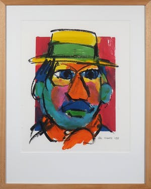 Ellen Meuwese - Gemengde techniek op papier, Portret - Ingelijst kopen? Bied vanaf 1!