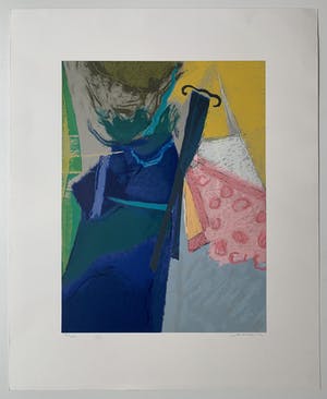 Henk van Vessem - kleurenzeefdruk | 'Zonder titel' | 1994 kopen? Bied vanaf 60!