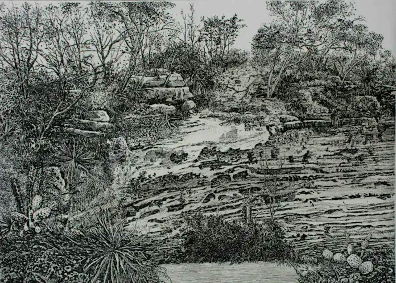 Han van Hagen - Ets Itza - 1991 verkocht voor € 55!