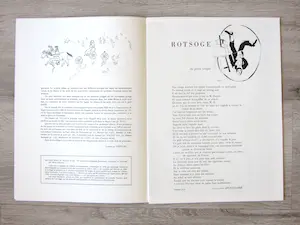 Marc Chagall - Uitgave Derrière le miroir met originele litho, no. 27-28, 2e editie kopen? Bied vanaf 1!
