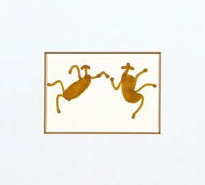 Jan Roede - Tekening, Zonder titel (met certificaat van echtheid!) verkocht voor € 50!