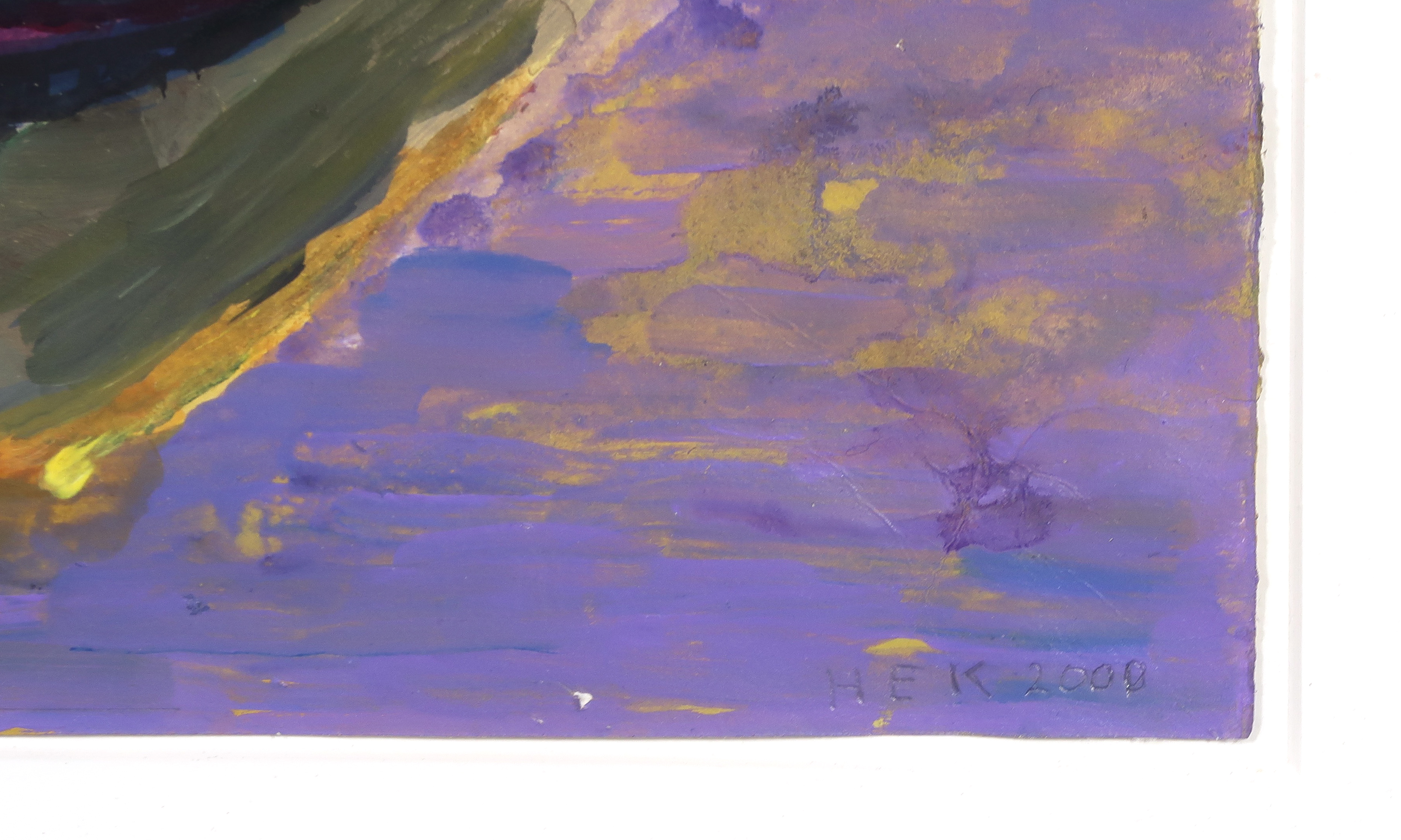 Hans Ebeling Koning - Gouache, Projectielen - Ingelijst kopen? Bied vanaf 120!