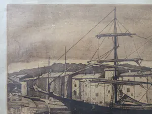 Ton Meyer - Zeilschepen in de haven. Zuid Europa. kopen? Bied vanaf 39!