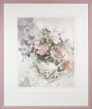 Gabriele Mierzwa - Litho, Blühen(...) - Ingelijst kopen? Bied vanaf 1!