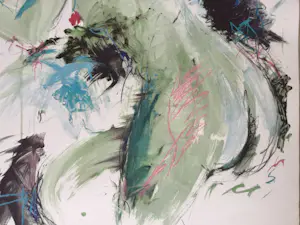 Annemarie de Groot - Subtiel naakt | Grote kleuren zeefdruk kopen? Bied vanaf 44!