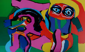 Karel Appel - litho + Tentoonstellings catalogus: "Ariel 19" - 1971 kaufen? Bieten Sie von 150!