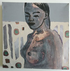 Niet of onleesbaar gesigneerd - Portret. Naakt. kopen? Bied vanaf 1!