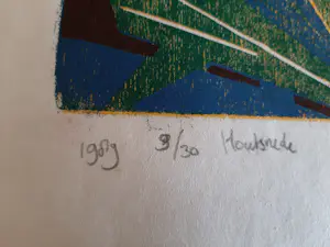 Marianne Dijkstra - Houtsnede op Japans papier. kopen? Bied vanaf 20!