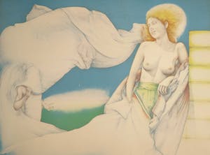 Georg Hadeler - Litho, Invisible man kopen? Bied vanaf 1!