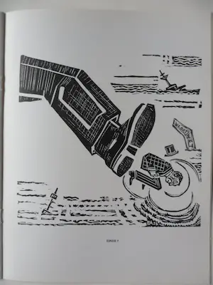 Peter Alma - Reprint van 8 satirisch houtsnede met tekst van Jan Rogier kopen? Bied vanaf 1!