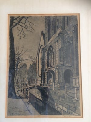 Jan Sirks - Oude kerk Delft kopen? Bied vanaf 90!