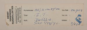 Henriette van Egten - z.t - 74/75 - 1974 - ets op papier - BKR Zwolle kopen? Bied vanaf 20!