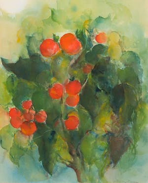 Willie van Haard - Aquarel, Tomaten kopen? Bied vanaf 1!
