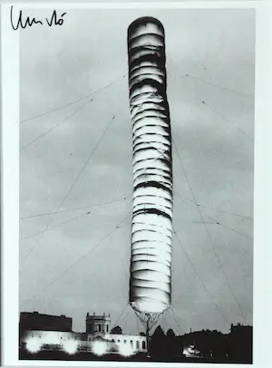 Christo - Project Cubicmeter Package - Dokumenta Kassel 67-68- artcard handgesigneerd kopen? Bied vanaf 45!