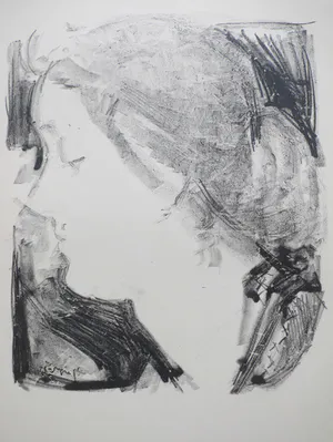 Reijer Stolk - Vrouwsportret - Lithografie kopen? Bied vanaf 1!