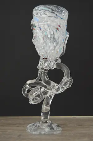 Yvon Trossèl - Design glas in diverse vormen en kleuren kopen? Bied vanaf 50!