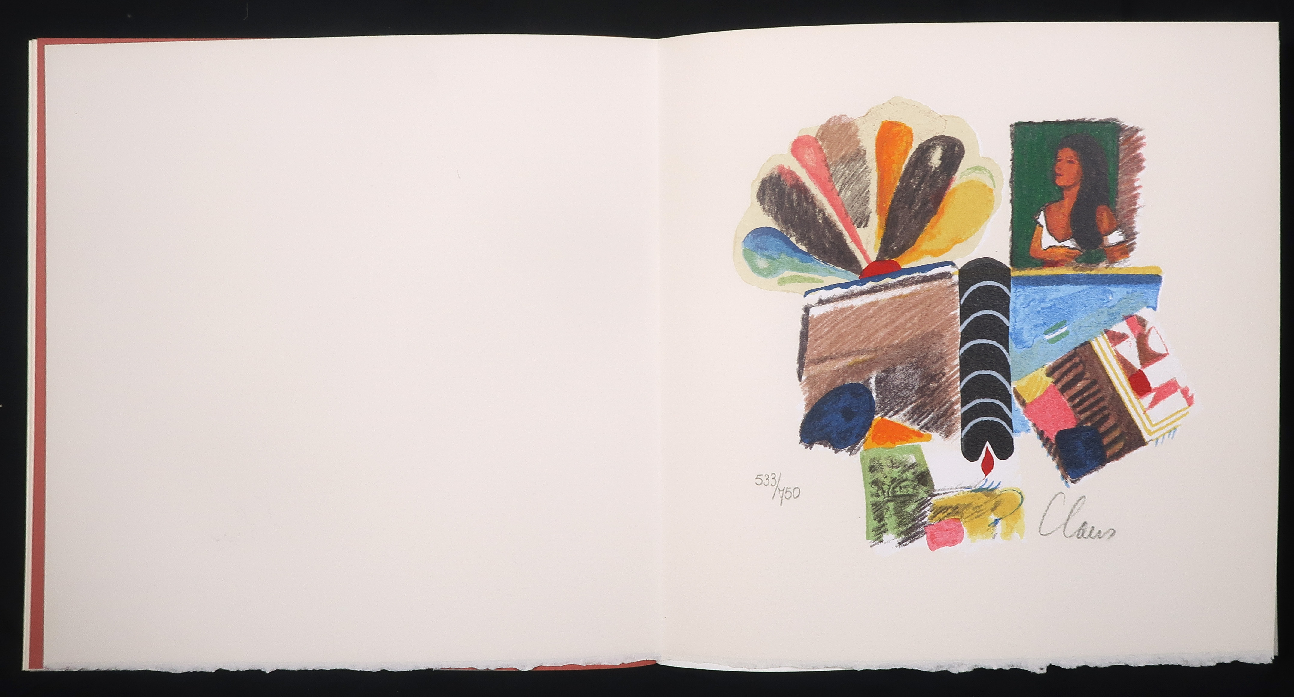 Hugo Claus - Bijzondere uitgave, Catalogus met gesigneerde zeefdruk kopen? Bied vanaf 100!