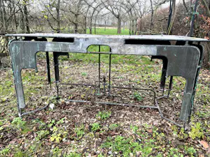 Cor de Ree - bijzondere tafel uitgevoerd met staal en koper kopen? Bied vanaf 200!