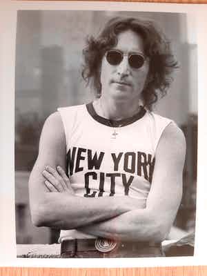 Bob Gruen - John Lennon NYC 1974 - Magnum Limited edition - handgesigneerd verkocht voor € 295!