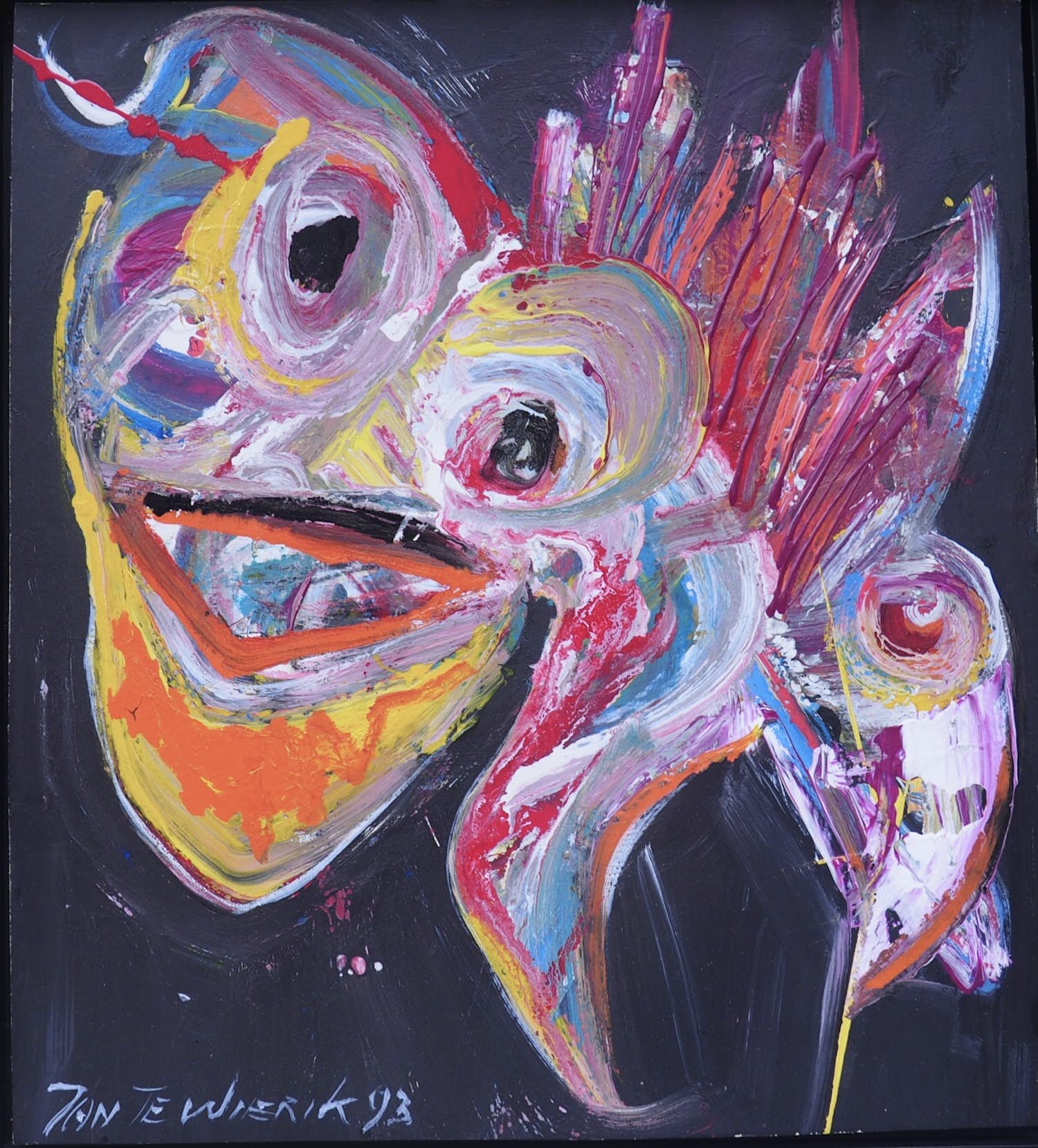 Jan te Wierik - geen titel verkocht voor € 1000!