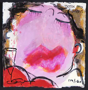 Gerdine Duijsens-Kroeze - Boek met zeefdruk op geschept papier, Botox and Bubbles kopen? Bied vanaf 1!