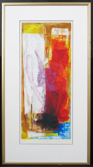 Piotr Konkel - Zeefdruk, Rising - Ingelijst, Aanbieding €95 (Galerijprijs €635!) kopen? Bied vanaf 95!