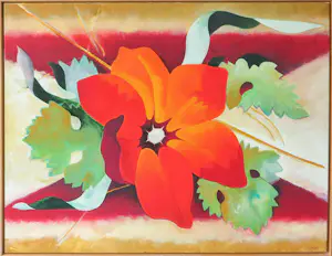 Buy Jan van Delft - Acryl op doek, Tulp (groot)? Bid from 200!