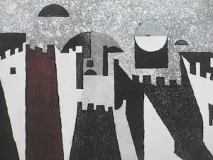 Harry van Kruiningen - Reis door t Midden-Oosten / Heilige Muur te Jeruzalem - Ets kopen? Bied vanaf 150!