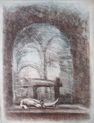 Geurt van Dijk - Litho "Scene II" kopen? Bied vanaf 45!