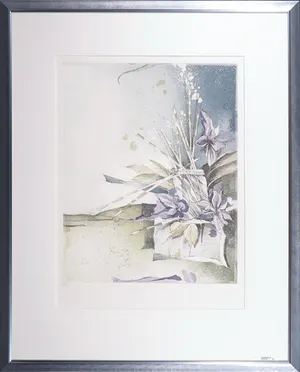 Rüdiger Brassel - Ets, Mikado - Ingelijst kopen? Bied vanaf 1!