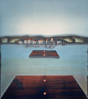 Willem de Vries - Houtsnede - 'Arrival' - 1999 (Kleine oplage) kopen? Bied vanaf 60!