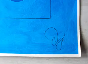 Jack Youngerman - "Galaxy Blue" - Serigraphie - Auflage von 75 - handsigniert - (93 x 91 cm) kopen? Bied vanaf 500!