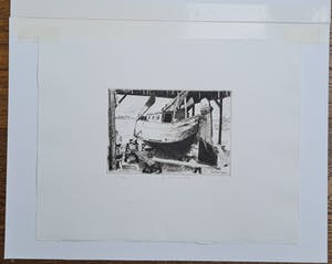 Herman Berserik - 2 etsen: Vuurtoren - Tholen kopen? Bied vanaf 80!