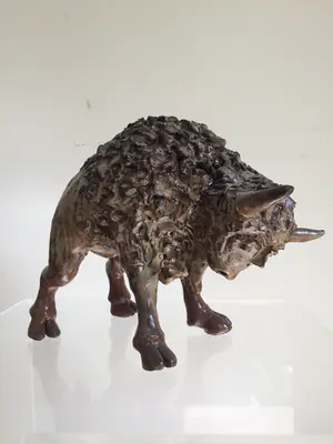 Niet of onleesbaar gesigneerd - Bison kaufen? Bieten Sie von 1!